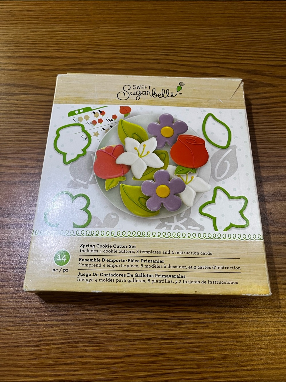 Sweet Sugarbelle Spring Cookie Cutter Set - Pastel Floral Colors